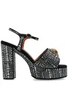 Kurt Geiger London Kensington Platform Sandal In Black
