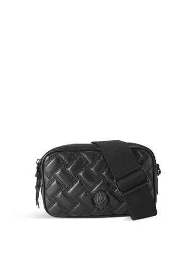 Kurt Geiger 2 Zip Kensington Camera Drench Bag In Black