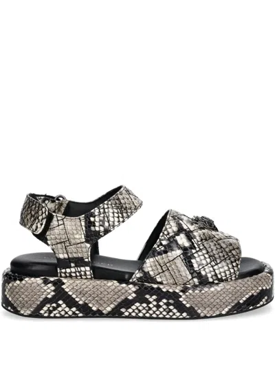 Kurt Geiger 45mm Onyx Sandals In Neutrals