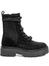 Kurt Geiger 50mm Crystal-embellished Boots In Black