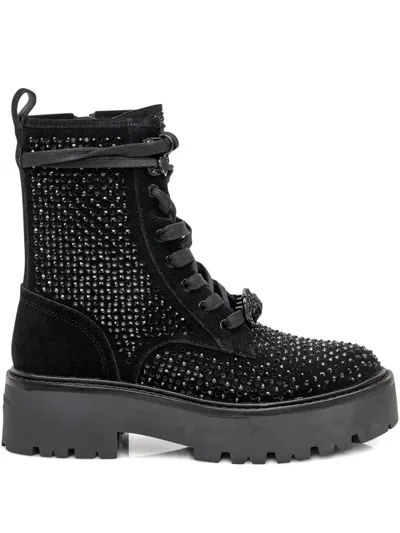 KURT GEIGER 50MM CRYSTAL-EMBELLISHED BOOTS