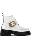 Kurt Geiger London Mayfair Platform Boot In White