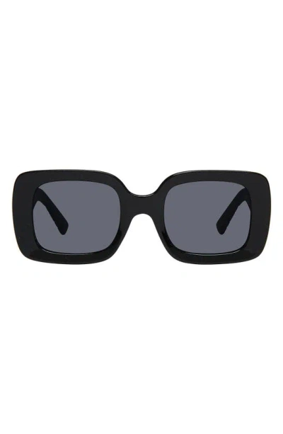 Kurt Geiger 51mm Rectangle Sunglasses In Black