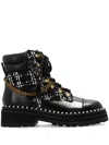 Kurt Geiger London Studded Lug Sole Bootie In Black