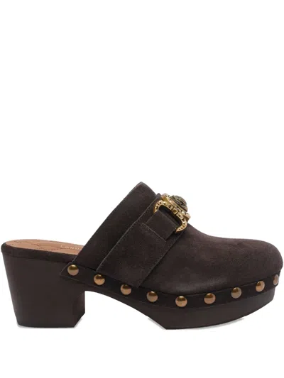 KURT GEIGER 70MM MANSION BUCKLE-EMBELLISHED CLOGS