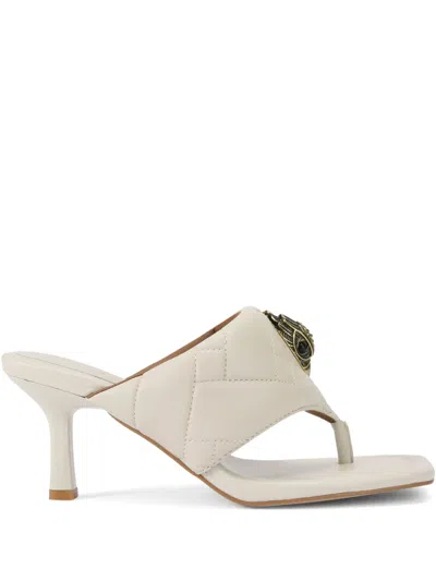 Kurt Geiger 70mm Puff Sandals In Neutrals
