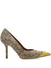 Kurt Geiger London Regent Pointed Toe Pump In Gold
