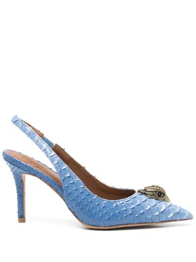 Kurt Geiger 80mm Belgravia Pumps In Blue