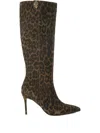 Kurt Geiger 85mm Belgravia Leopard-print Knee-high Boot In Multi