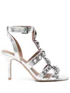 Kurt Geiger 85mm Octavia Sandals In Silver