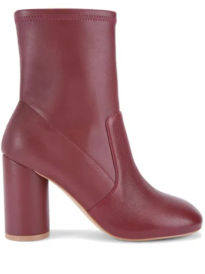 Kurt Geiger 90mm Langley Ankle Boots In Wine