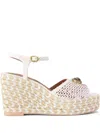 Kurt Geiger 95mm Chelsea Espadrilles In Neutrals