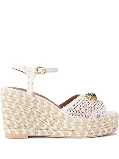 Kurt Geiger 95mm Chelsea Espadrilles In Neutrals