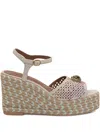 Kurt Geiger 95mm Chelsea Sandals In Grey