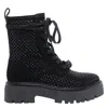 Kurt Geiger 50mm Crystal-embellished Boots In Black