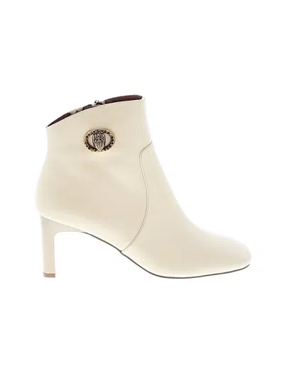 Pre-owned Kurt Geiger Ankle Boots In Ivory