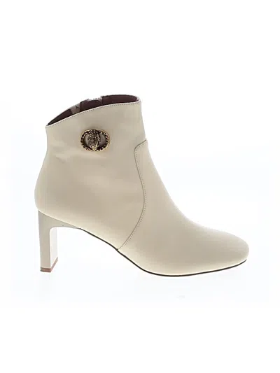 Pre-owned Kurt Geiger Ankle Boots In White