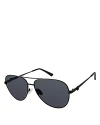 KURT GEIGER AVIATOR SUNGLASSES, 62MM