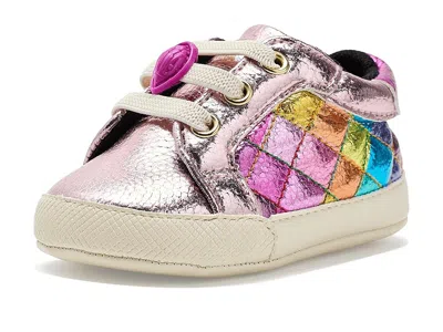 Kurt Geiger Kids' Baby Lane Stained Glass (infant/toddler) Girl's Shoes Rainbow : 3 Infant M, Faux Leather/synthetic In Multi