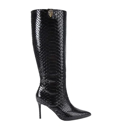 Kurt Geiger Belgravia Knee-high Boots 85 In Black