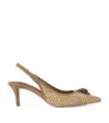 Kurt Geiger 60mm Belgravia Slingback Pumps In Beige