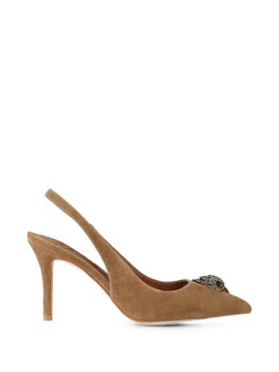 Kurt Geiger Belgravia Slingback Pumps In Brown