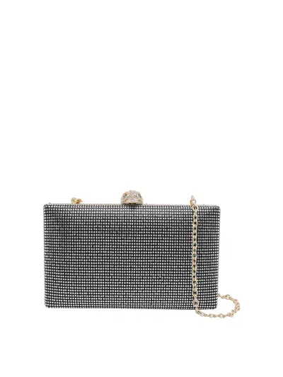 Kurt Geiger Black Crystal Kensington Clutch