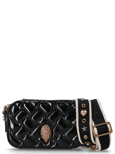Kurt Geiger Black Kensington Crossbody Bag