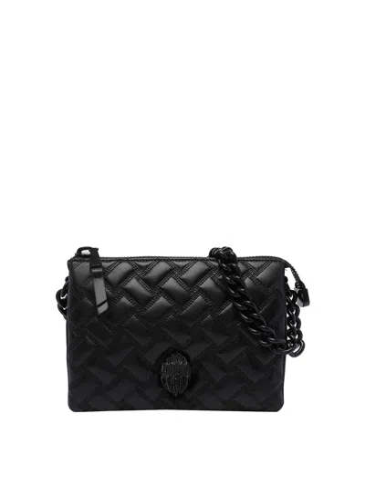 Kurt Geiger Black Kensington French Pouch Bag