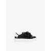 Kurt Geiger Black Kids' Mini Laney Bow Patent-leather Trainers Eur 28 / 10 Uk In Black