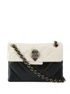 Kurt Geiger Blackwhite Kensington Mini Shoulder Bag In Black