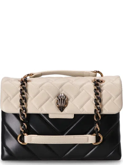 Kurt Geiger Blackwhite Kensington Shoulder Bag In Multi
