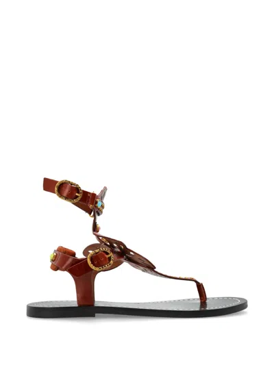 Kurt Geiger Boho Butterfly Gladiator Sandals In Brown