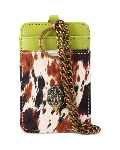 Kurt Geiger Bond Credit Card Lanyard In Brown