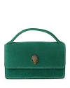 Kurt Geiger Bond Extra Small Top Handle Bag In Green