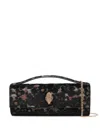 Kurt Geiger Bond Long Leopard Embellished Tote Bag In Black