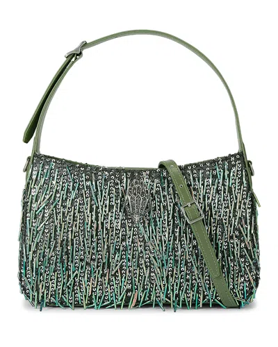 Kurt Geiger Bond Shoulder Bag In Green
