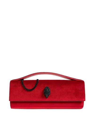 Kurt Geiger Bond Top-handle Embellished Tote Bag In Red