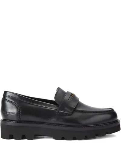 Kurt Geiger Brampton Penny Loafers In Black