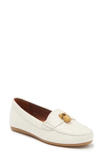 Kurt Geiger Brixton Lock Loafer In Natural