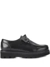 Kurt Geiger Brompton Eagle Head Tag Derby Shoes In Black