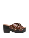 Kurt Geiger Bufferfly Embellished Sandals In Multi