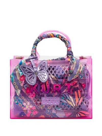 Kurt Geiger Butterfly Handle Tote Bag In Multi
