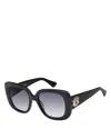 Kurt Geiger London 53mm Gradient Butterfly Sunglasses In Black