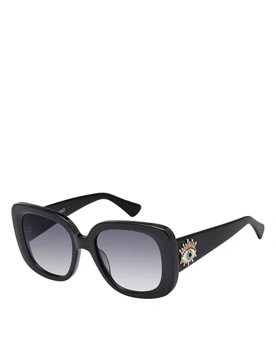 KURT GEIGER BUTTERFLY SUNGLASSES, 53MM