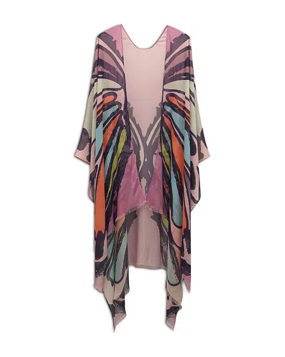 Kurt Geiger Butterfly Wearable Wrap In Brown