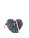 Kurt Geiger Camden Heart Cross Body Bag In Pink