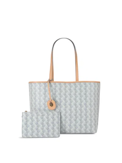 Kurt Geiger Camden Shopper Bag In White Comb