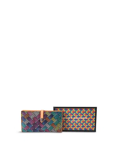 Kurt Geiger Camden Soft Wallet In Black Combination
