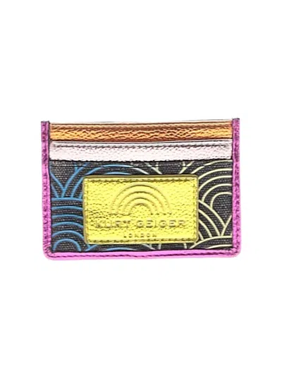 Pre-owned Kurt Geiger Card Holder In Purple